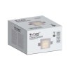 Oprawa gipsowa V-TAC GU10 kinkiet ścienny kwadrat 120x120 VT-11009 3 lata gwarancji